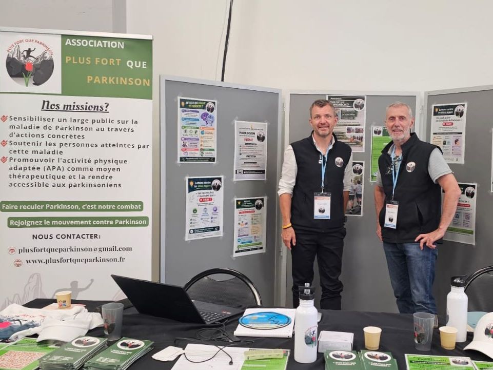 Photo de membres de l'association lors d'une manifestation sportive